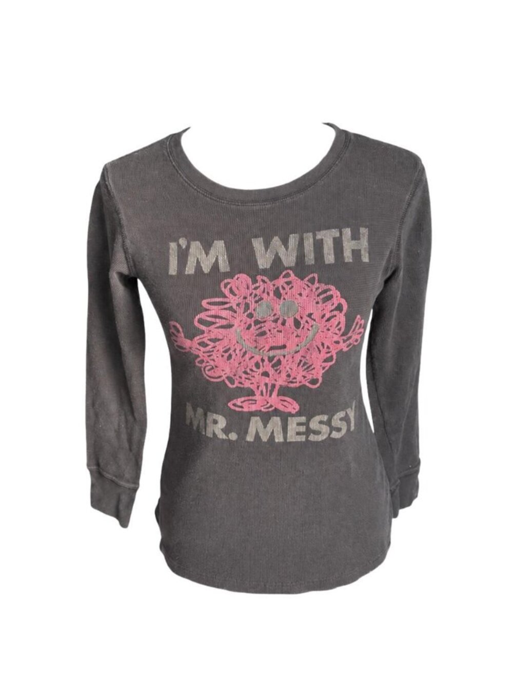 Junk Food “I’m with Mr. Messy” long sleeve top in excellent condition